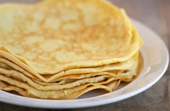 Imagem de uma panqueca de dieta low carb