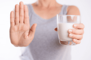 Pessoa com intolerância a lactose