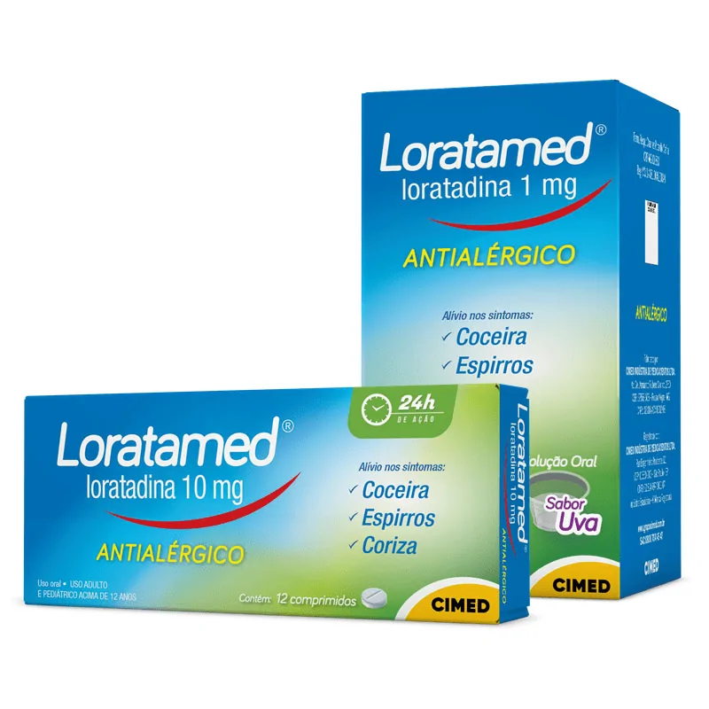 Loratamed serve para tosse alérgica