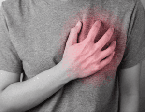 Infarto sendo um dos sintomas de colesterol alto