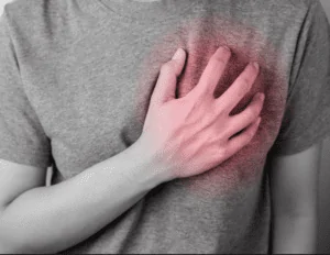 Infarto sendo um dos sintomas de colesterol alto