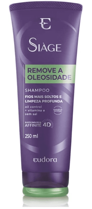 Shampoo bom para cabelo oleoso siage