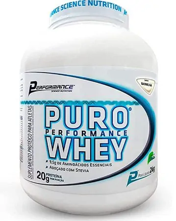 Embalagem de suplemento Puro Whey