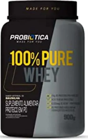 Embalagem de suplemento 100% Pure Whey