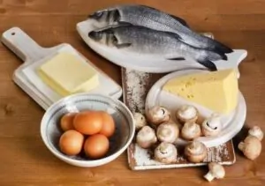 Fonte de alimentos ricos em vitamina D