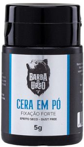 Marca de cera em pó