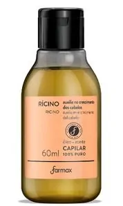 Óleo capilar de rícino