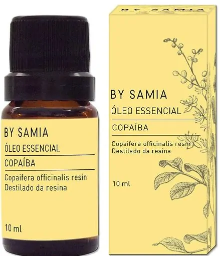Óleo capilar de copaíba
