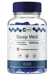 Capsulas de melatonina e triptofano