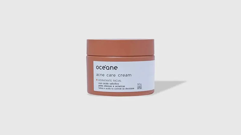 creme para rosto acne care da oceane