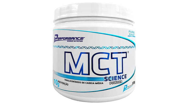 imagem com a embalagem do MCT da marca Performance