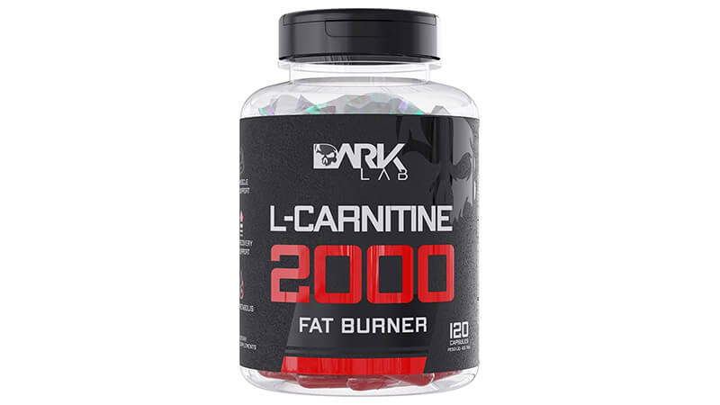 imagem com a embalagem da l-carnitina da marca dark lab
