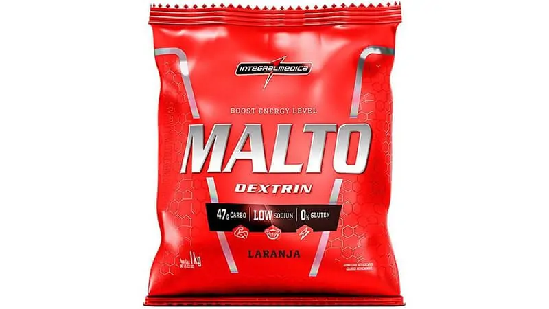imagem com o suplemento para engordar maltodextrina