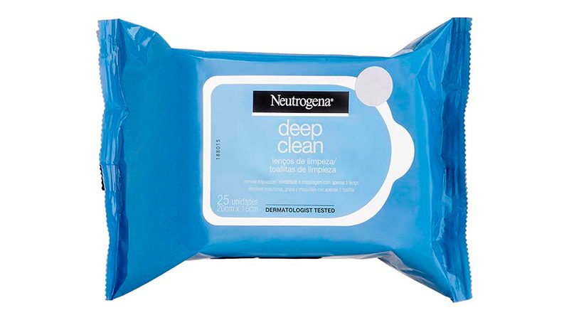 imagem dos lenços demaquilantes neutrogena