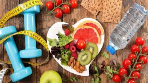 imagem com alimentos que ajudam a diminuir o colesterol