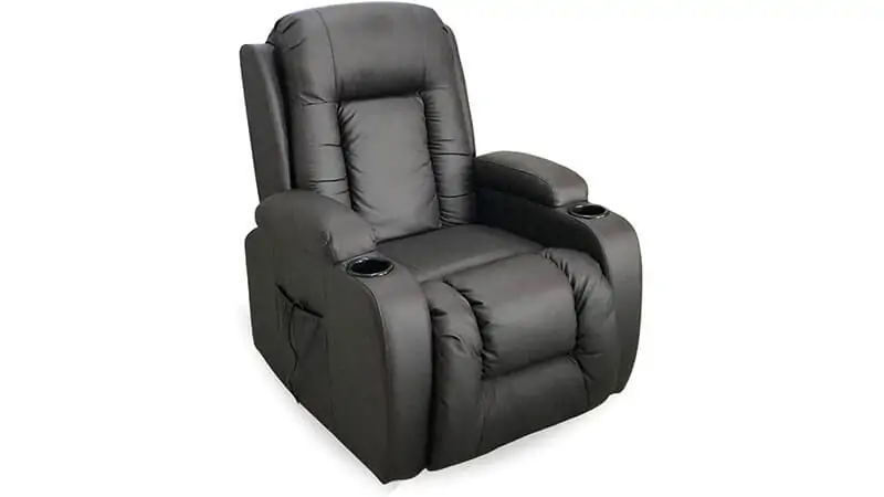 imagem com a poltrona de massagem da marca Mecor