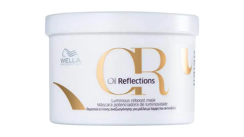 imagem com o creme para cabelos oil reflections wella