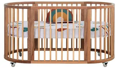 imagem de um berço portátil da Jequitibá da Sleeper de madeira