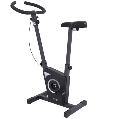 imagem que mostra uma bicicleta ergométrica da Dream Fitness na cor preta