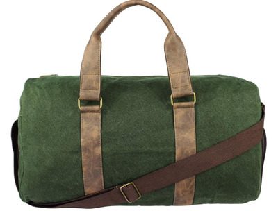 foto de uma bolsa de tecido na cor verde