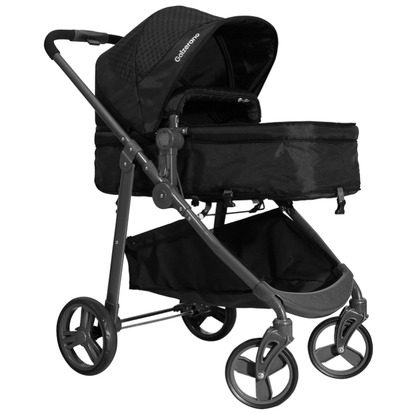 imagem de um carrinho de bebê da Galzerano na cor preta