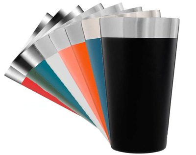 imagem de diversos copos térmicos Aiker em cores diferentes