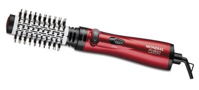 imagem de uma escova secadora Mondial na cor vermelha