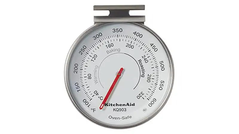 Termômetro Culinário KitchenAid imagem de um termômetro culinário de forno da KitchenAid com medidor analógico