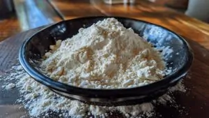 imagem de um pote com goma xantana