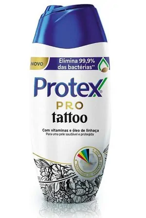 Sabonete Protex para tatuagem inflamada