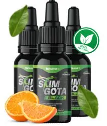 Frascos de slim gota