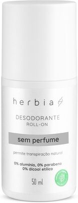desodorante sem álcool herbia