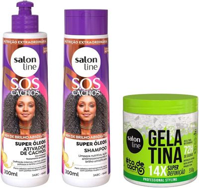 Linha SOS cachos salon line