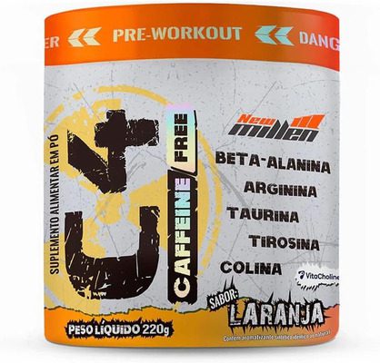 Pré treino sem cafeína
