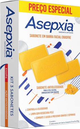 Sabonete de enxofre tira mancha