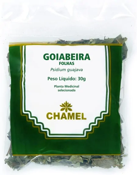 Chá folha de goiaba